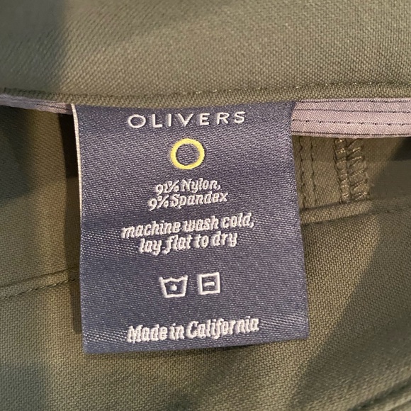 Oliver’s Apparel Men’s Passage Pants - Olive Green - Picture 9 of 9
